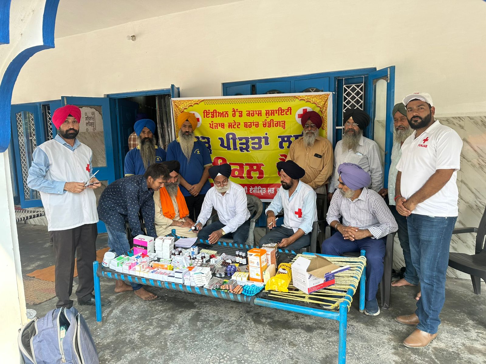 Medical camp organized in flood affected areas; Guru Ramdas Sewa Society Nawanshahr had special support.